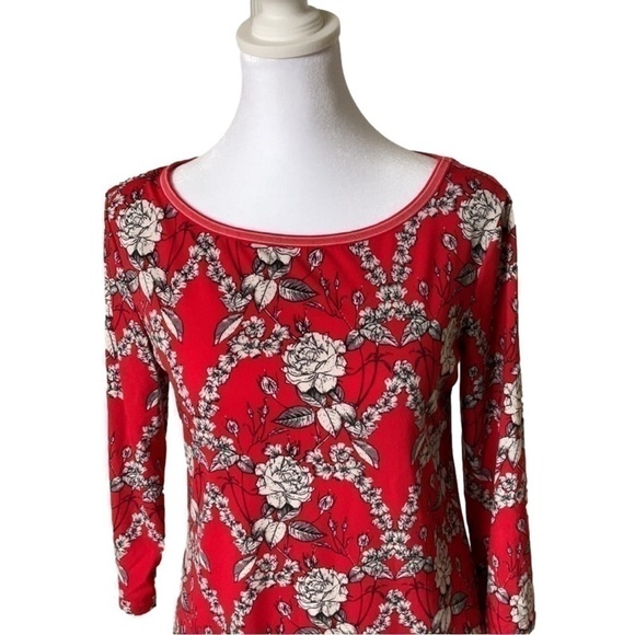 Max Studio Midi 3/4 Sleeve Dress - Picture 3 of 14